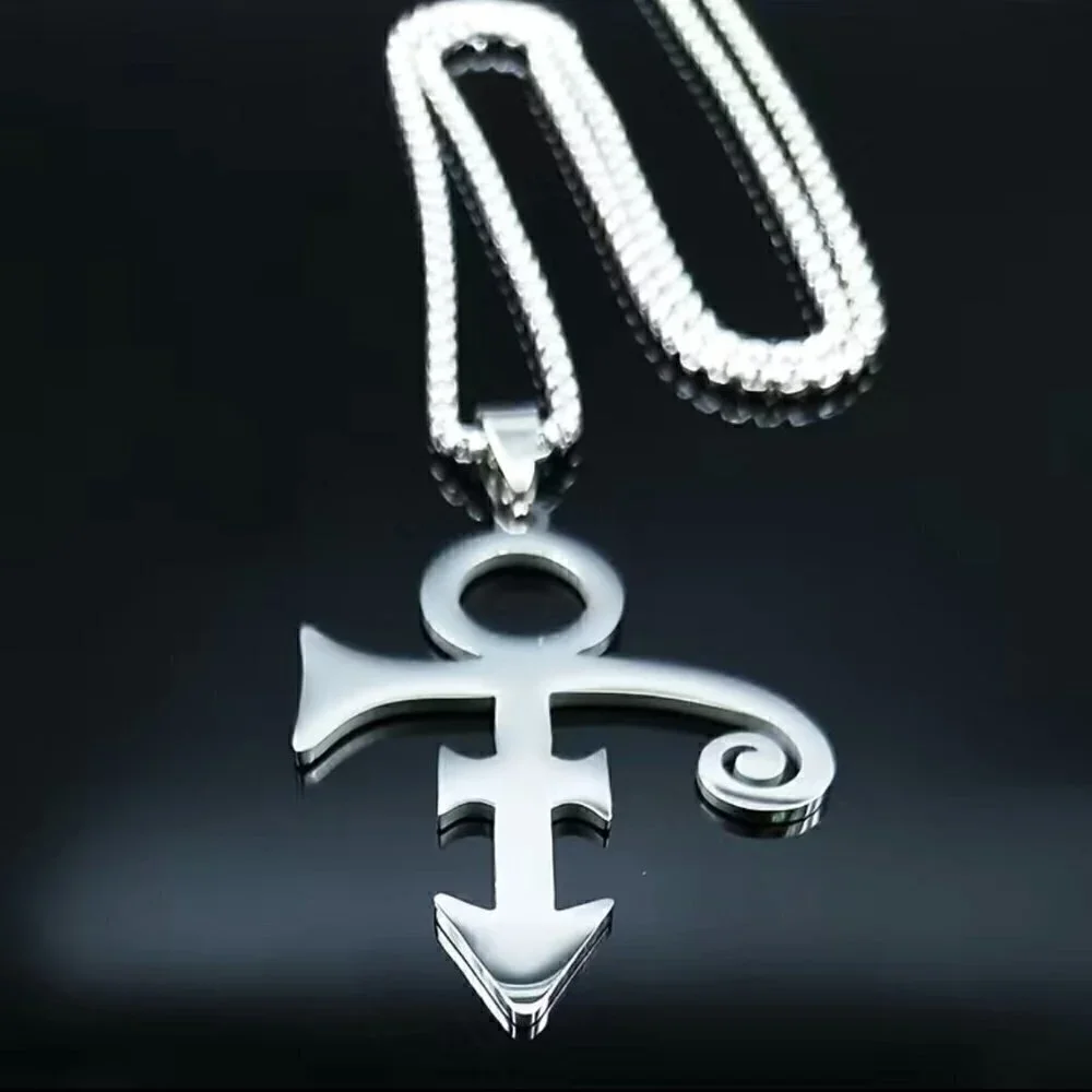 Love Symbol Inspired by Prince Rocker Necklace / Pendant #1336